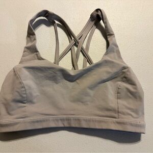 Lululemon Free to Be Serene Bra size 8 Grey